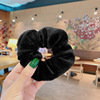 Korean version of the grid BM Pig Large -intestine Hair Night Market wholesale hair rope Simple back of the head jewelry