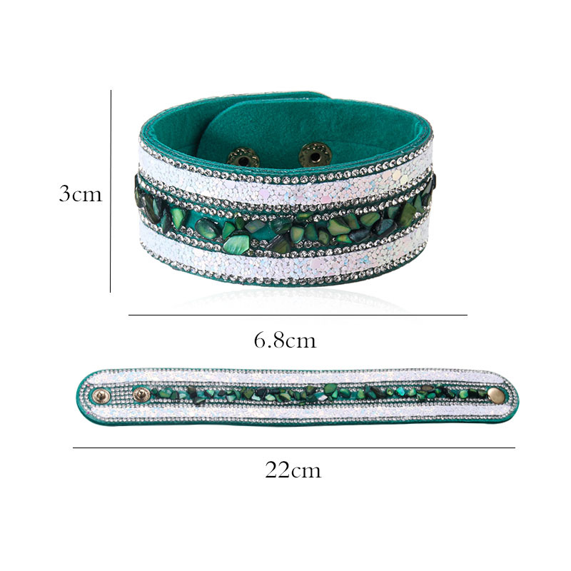 Fashion Irregular Colorful Crystal Gravel Bracelet display picture 17