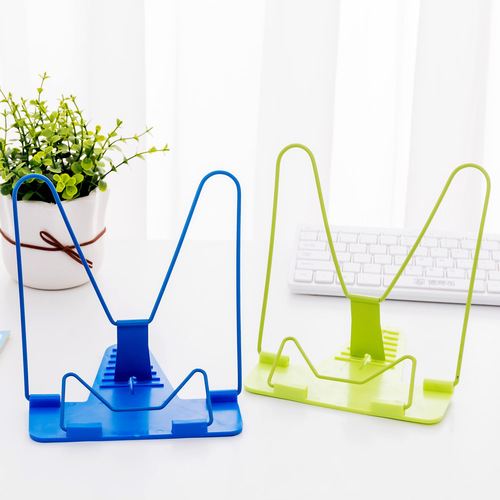 Cross-border color simple reading stand multi-functional reading stand student sitting posture correction bookend wholesale