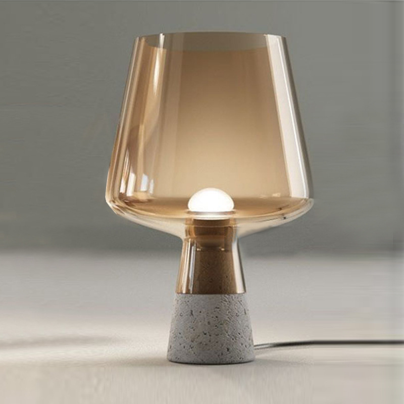 Creative modern and minimalistic glass table lamp for living room…