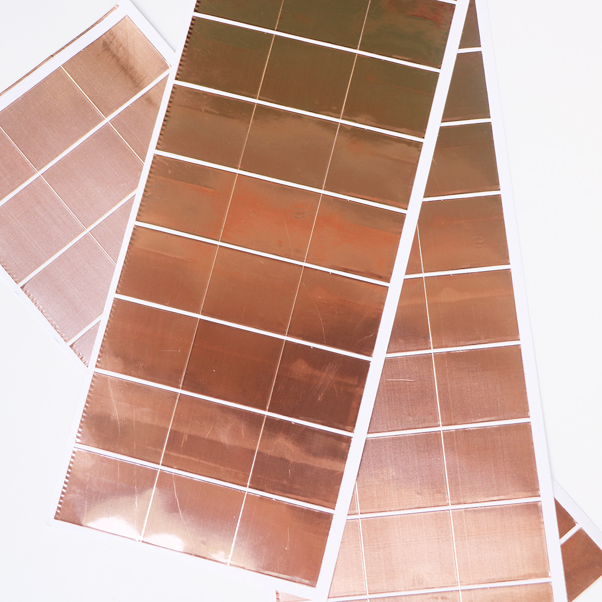 方形电磁屏蔽铜箔片  单导双导ROHS环保触摸铜箔片防静电