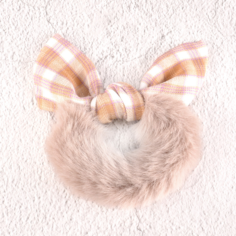 Plush Rabbit Ears Hair Ring display picture 4