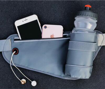 新款健身斜边水壶腰包7寸水壶包户外运动多功能旅游跑步手机腰包|ru