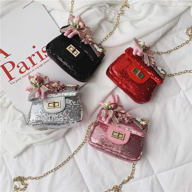 Children's sequin bag princess fashion m...