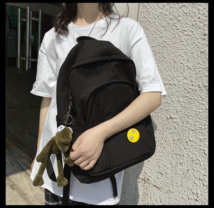 Schult Asche Frauen 2020 Neue Koreanische Version Des Campus Große Kapazität Einfarbige Rucksack Ins Einfache College-stil All-match-rucksack display picture 53