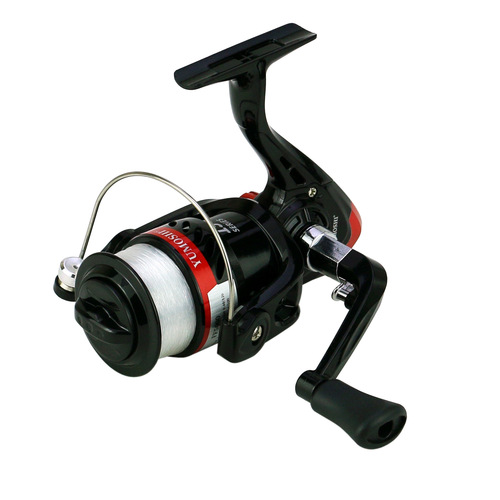 YUMOSHI FF plastic head fishing reel fishing reel throwing rod spinning wheel sea rod raft rock fishing lure fishing gear spinning wheel with line