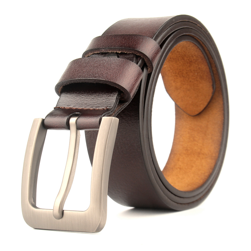 Men's genuine leather extended large size belt pure cowhide export model, specializing in the production of extended men's genuine leather belts