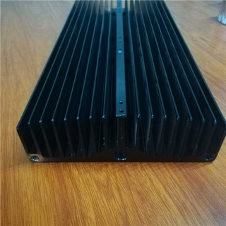 电子散热器插片散热器大功率高密齿散热器铝型材散热器尺寸255*48