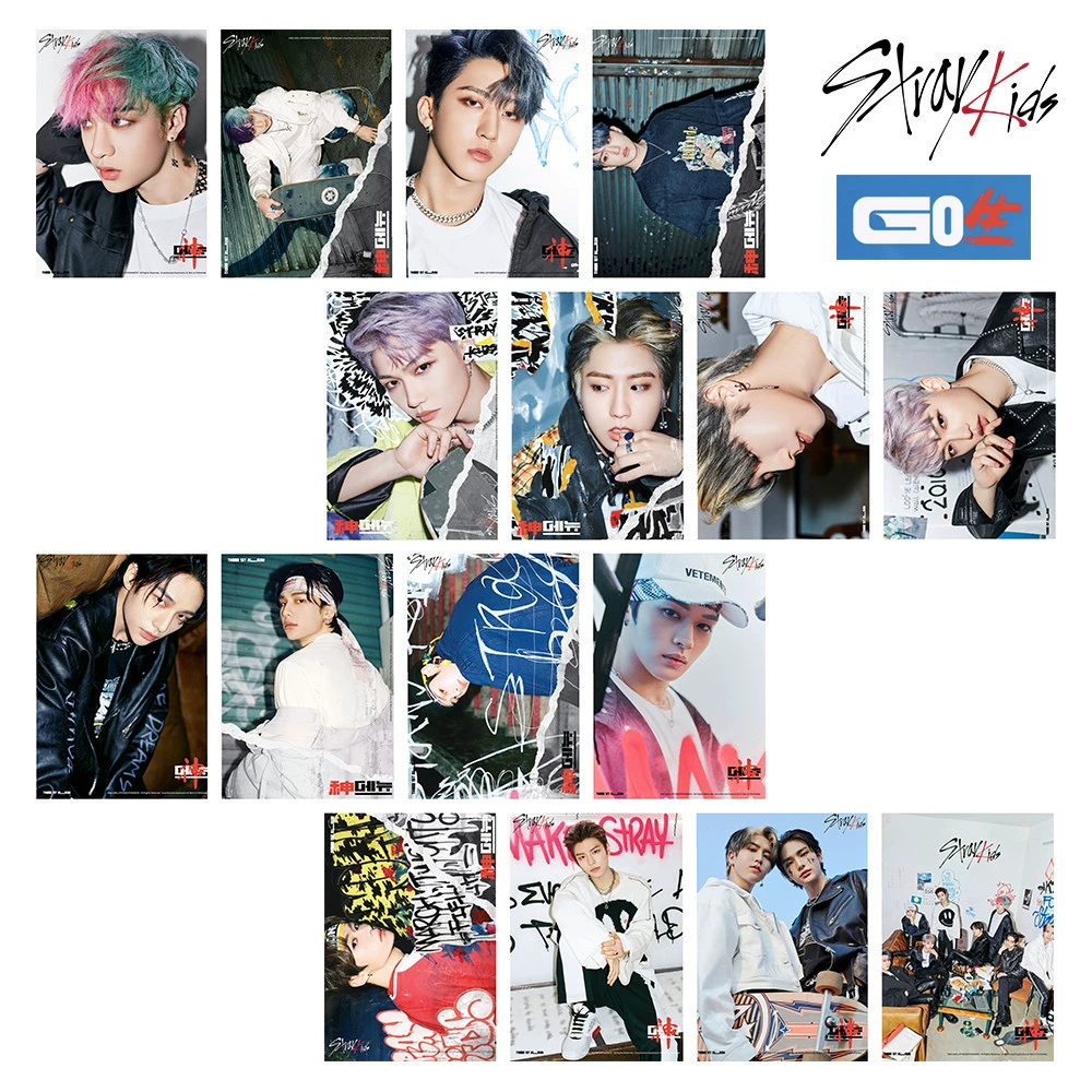 Новый альбом Stray Kids Go Sheng Live, маленькая карточка, лумо-карточка, открытка STAY, случайная карточка SKZ