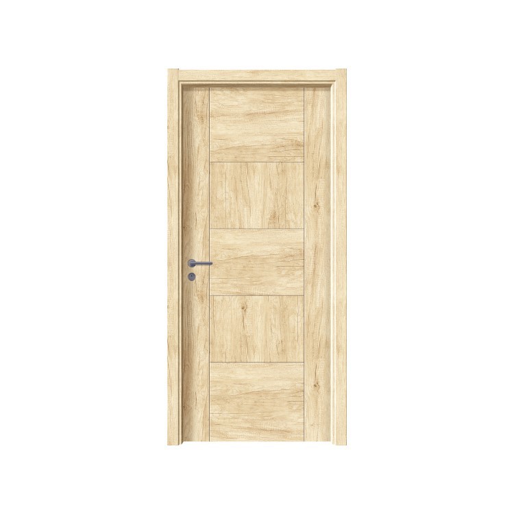 Puerta de madera minimalista moderna puerta del dormitorio puerta invisible insonorizada puerta compuesta de madera maciza Cristal de carbono puerta de madera sin pintura puerta ecológica habitación