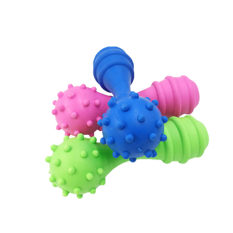 Suministro directo de fábrica PET molienda palo sonido perro juguete TPR entrenamiento mordedura-resistente juguete suministros para mascotas al por mayor