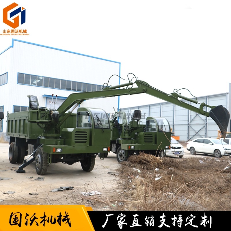 可定制随车挖下葬车 工程建筑装载挖掘机 四不像随车挖价格