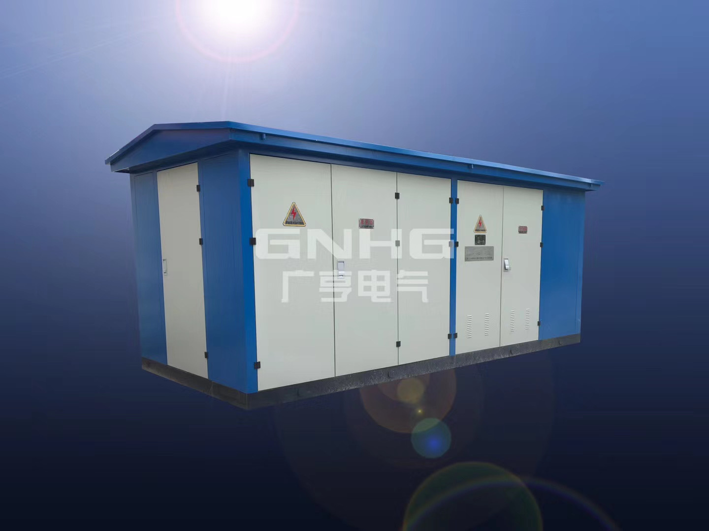 专业设计生产各种美式/欧式箱变箱体（箱变壳体）---金属箱变外壳