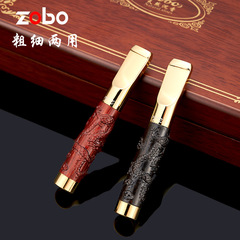 Zobo Original Filter Tip High-End Dual-Use Washable Cigarette Purifier with Micro-Hole Red Sandalwood Filter
