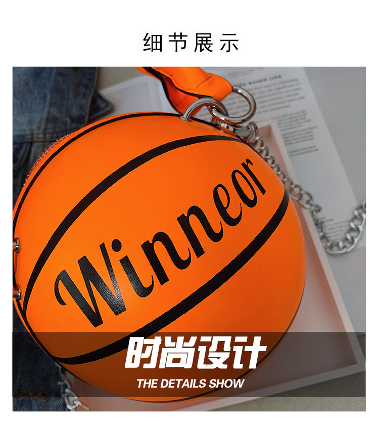 Fashion Basketball Messenger Shoulder Portable Bag display picture 7