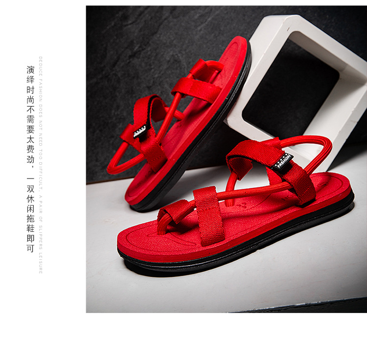 New summer slippers men's hot couple beach shoes Korean version casual two-use men's Vietnamese sandals foreign trade 36 undefined