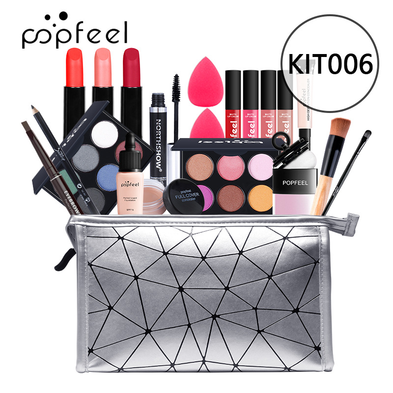 1000g Weight Makeup Set Type Of Cosmetics Paste Material Multicolor Pattern Elegant, Glam, Punk Style Elegant Glam Punk Multicolor Paste Makeup Set 9