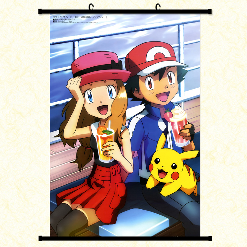 宠物小精灵宝可梦挂画 口袋妖怪卡通防水海报布画批发定制Pokemon-阿里巴巴
