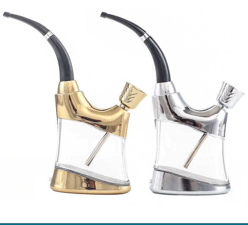 Description Picture 3 of item2024 New Water Pipe Portable LED Mini Hookah Shisha Cigartette Smoking Pipes Men Gift