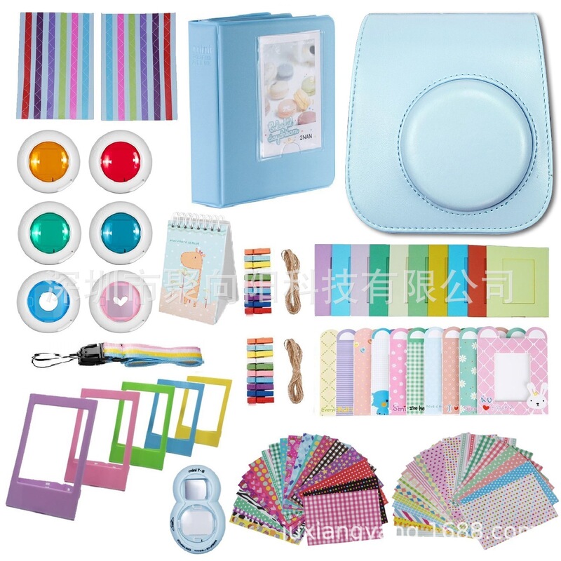 PALLET CAMERA instax mini 11 accessory set 12-piece camera bag photo album filter photo frame