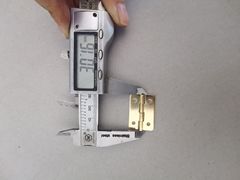 30x21mm 3cm 1.2-inch rounded edge width gold-plated copper hinges jewelry box four-hole small hinges