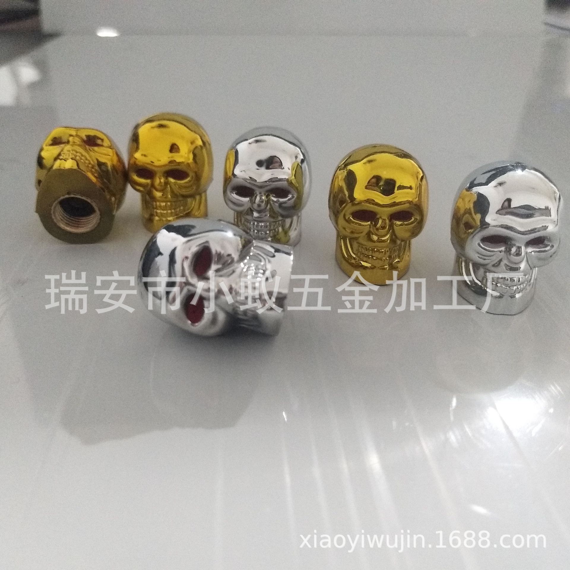 厂家批发定制轮胎骷髅头汽摩嘴帽气门帽气门盖