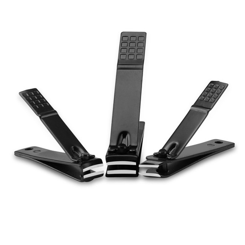 Wholesale checkered pattern 3 piece nail clipper set oblique nail clipper gift box set nail clipper manicure tool