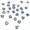 Genuine Swarovo 2775 Pentagon Silver Primers & Gray Drilling Austrian Crystal Accessories Five -side Diamond