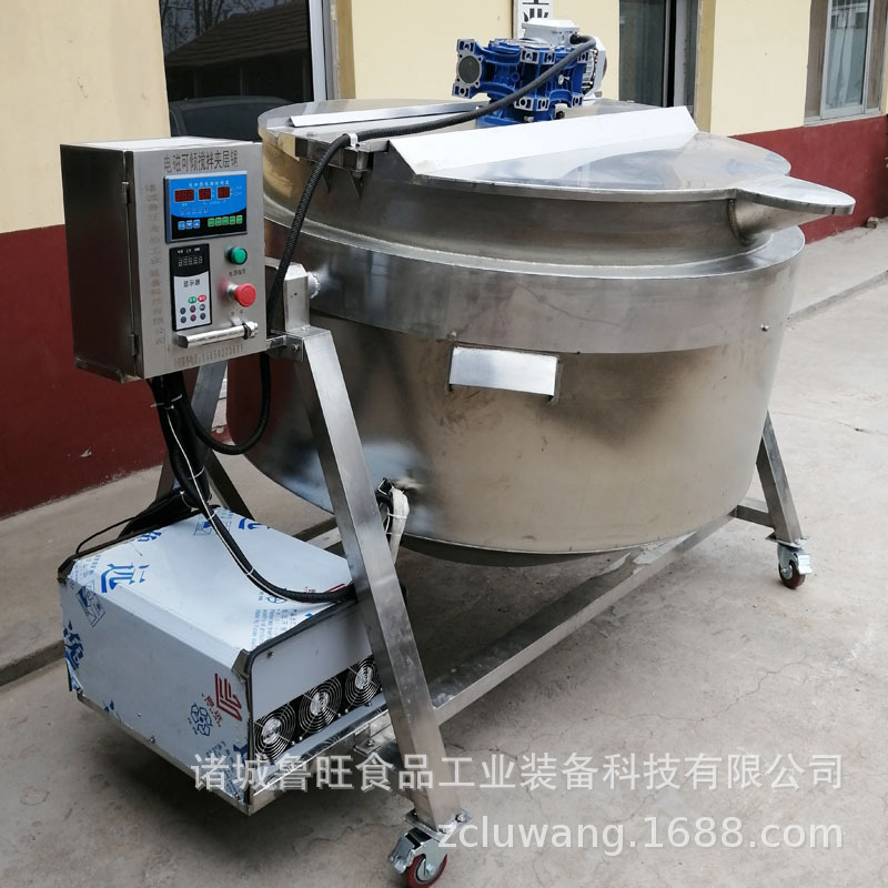 电磁加热夹层锅 无明火高效节能夹层锅 安全系数高厂家定做