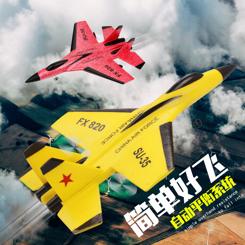 FX820 remote control Airplanes small-scale remote control Glider Sue SU35 Electric Aircraft models Toys