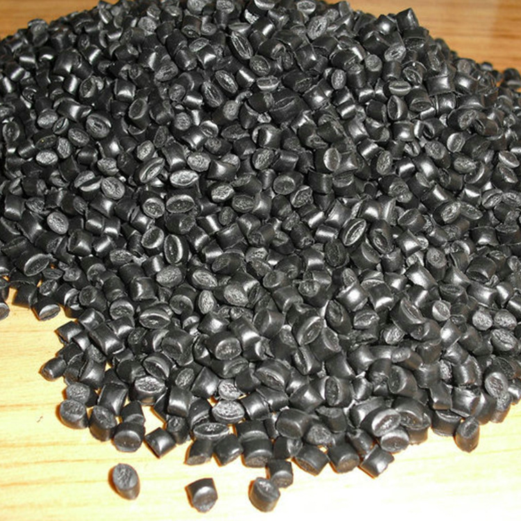 供应 黑色HDPE管道塑料颗粒 HDPE黑色塑料颗粒  HDPE管材回料