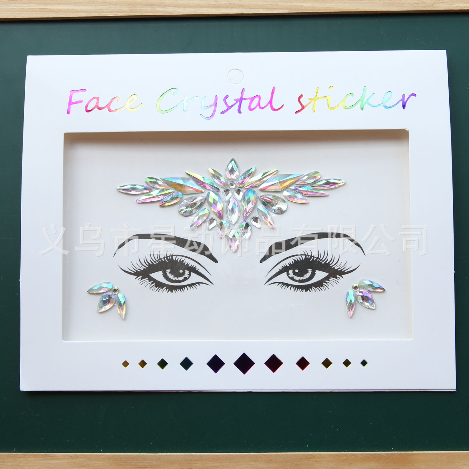 Crystals face sticker ˮü걦ʯ곧