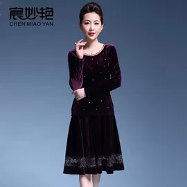 中老年休闲套装;连衣裙;旗袍