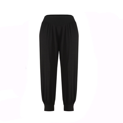 Lantern Pants Women Modal Shaping Exercise Pants Plus Size Fitness Sports Pants Wide Leg Yoga Pants Dance Training Pants