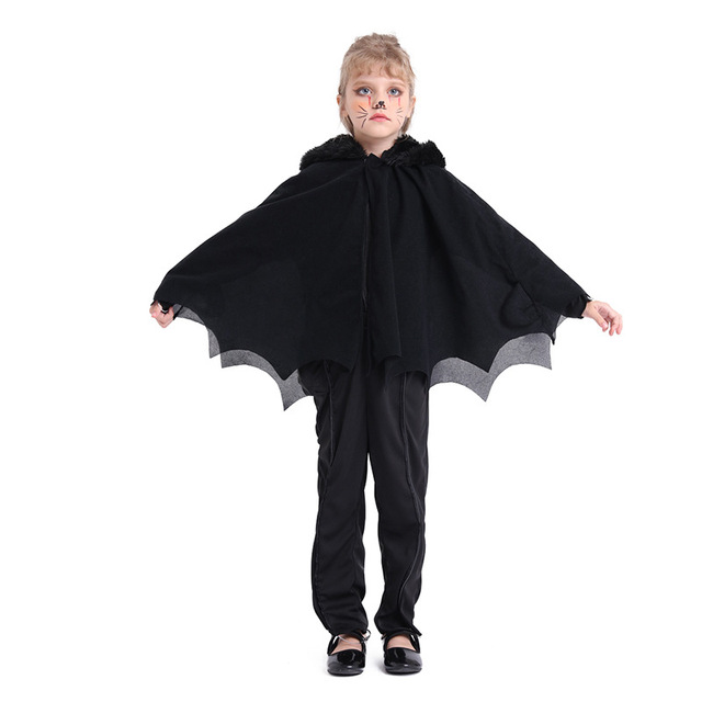 Halloween costumes children’s cloaks gender boys and girls’ cloaks Cosplay dance costumes bat Cape