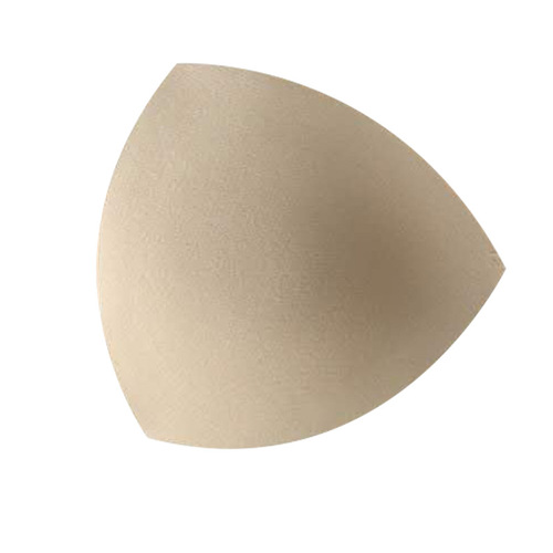 Bra sponge insert sponge chest pad sports anti-exposure cotton sweat-absorbent pad foreign trade manufacturer round triangle pad