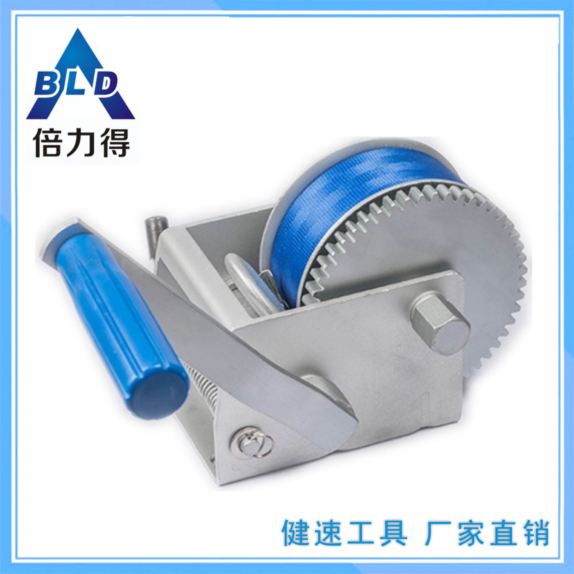 游艇拖车绞盘表面达克罗处理 船用牵引工具小吊机 双速