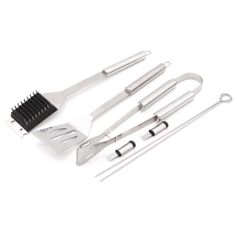 En stock herramientas de barbacoa 19 unidades de caja de aluminio traje de barbacoa de acero inoxidable suministros traje de barbacoa al aire libre Amazon