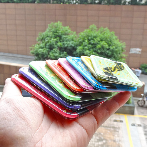 Crystal chip type A dragon and phoenix hot stamping acrylic anti-counterfeiting chess and card mahjong macau club token