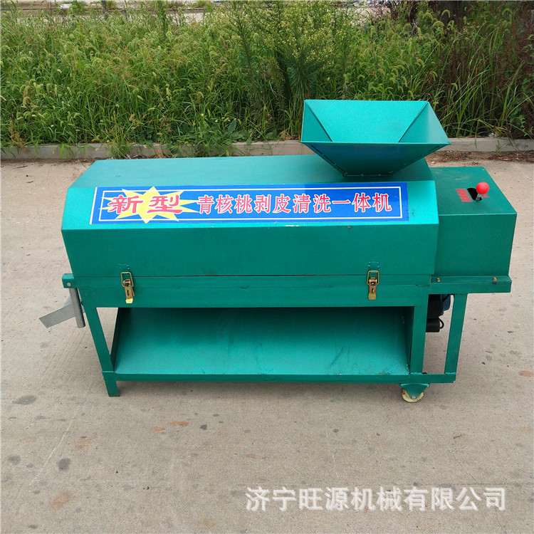 青核桃去皮机 多功能山核桃扒青皮机器 破损小核桃脱壳分离机