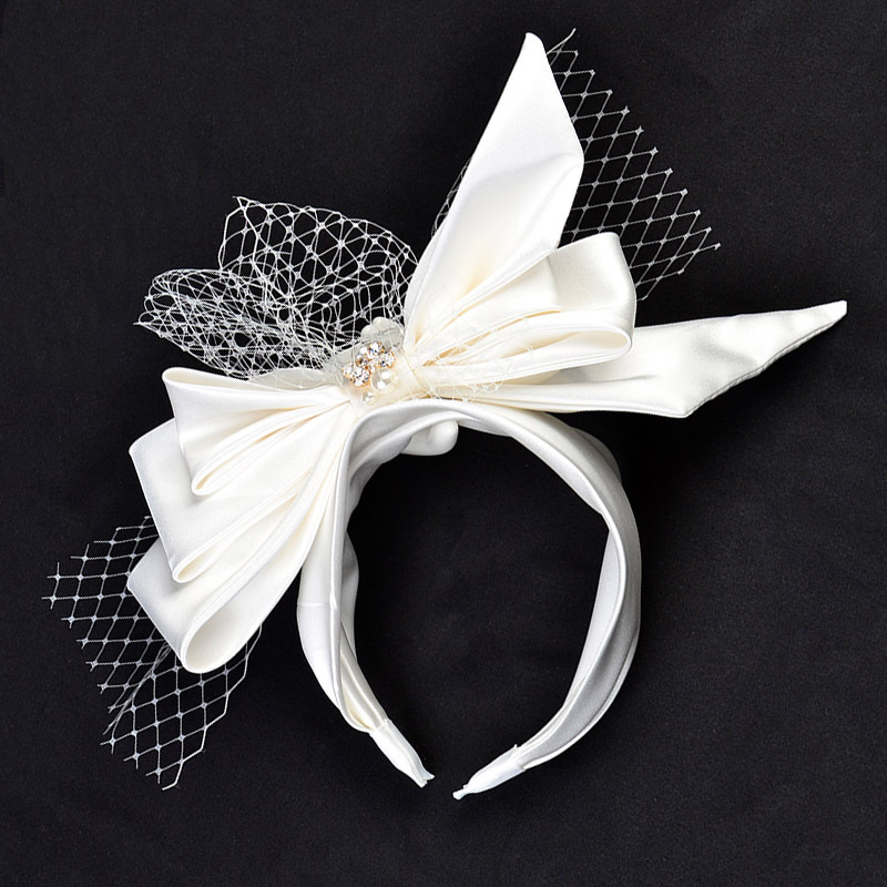 新娘头饰结婚发箍婚纱头饰甜美造型饰品白色超仙公主头箍婚纱配饰|ru