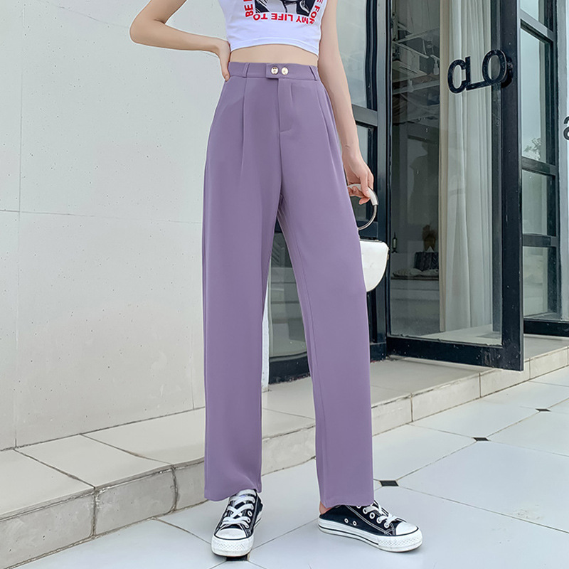 Pantalon léger femme en Cuir recyclé - Ref 3429942 Image 1