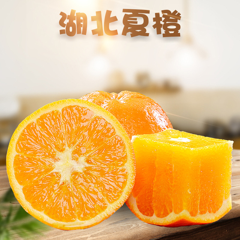 现货湖北夏橙 代发9斤当季水果新鲜橙子手剥橙酸甜脐橙柑橘香橙子