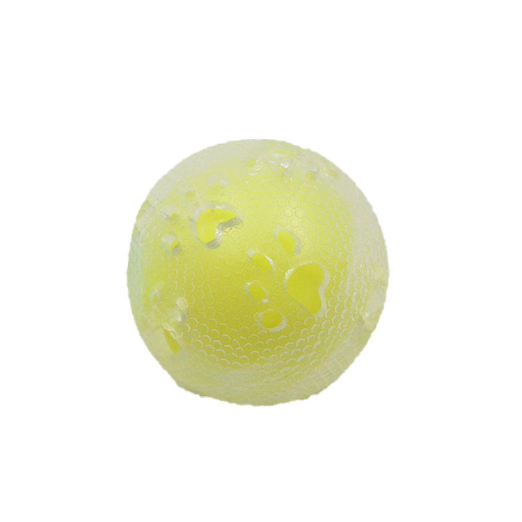 [Suministro directo de fábrica] TPR sonido mascota juguete bola perro mordedura-resistente vinilo elástico bola perro mordedura juguete interactivo image 11