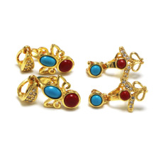 925银平安扣夹扣瓜子扣项链扣头diy水晶蜜蜡玉器吊坠扣饰品配件