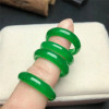 Emerald fashionable sunny green ring jade for beloved, wholesale