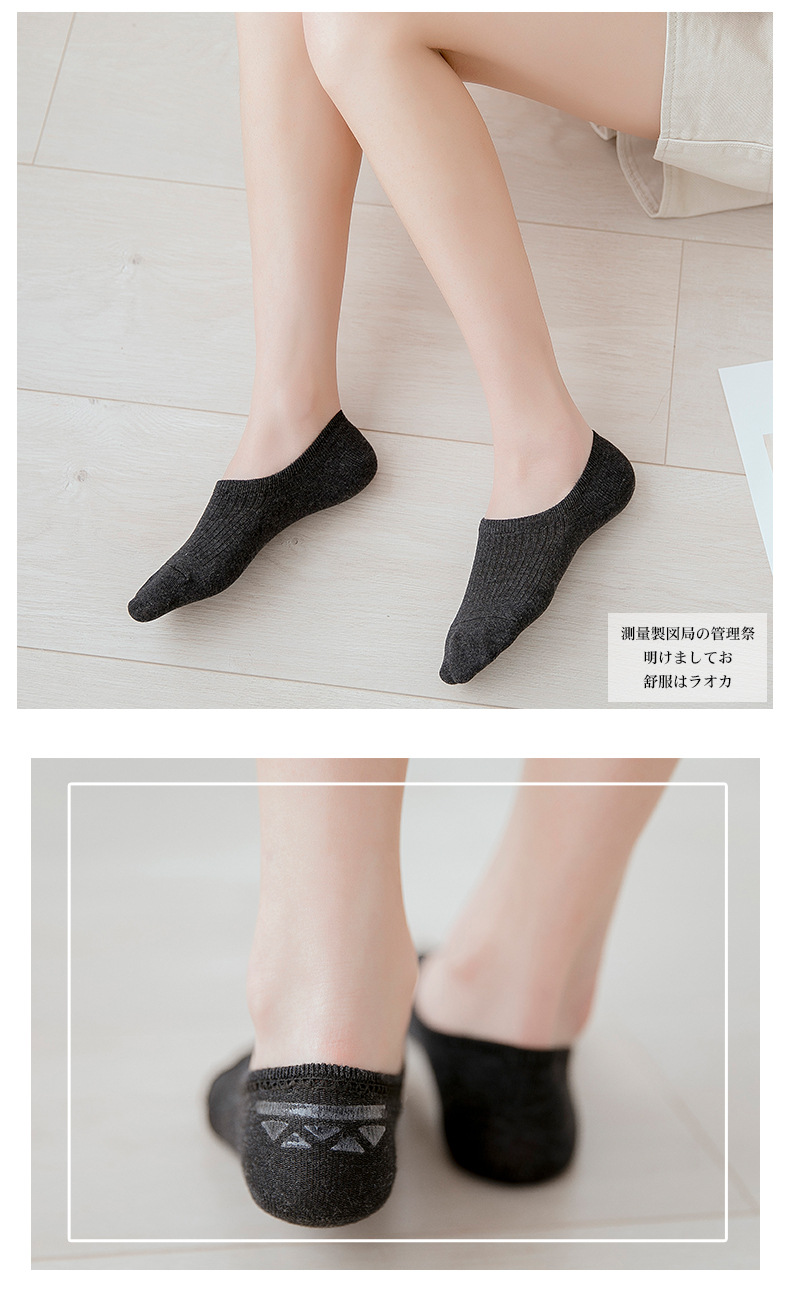 Women's Fashion Solid Color Cotton Handmade Crew Socks A Pair display picture 12