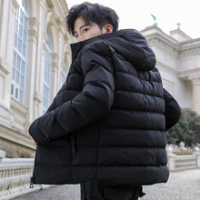 2021新款韓版羽絨棉服潮流男士短款冬季保暖棉衣連帽青年冬裝