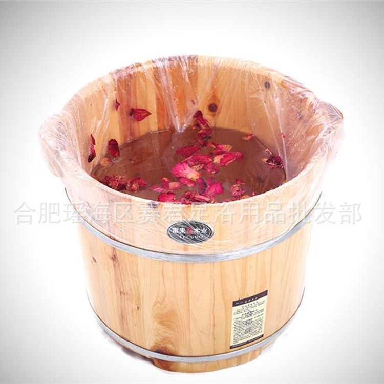 一次性足浴袋子加厚泡脚袋 足疗袋洗脚盆膜80个加厚宾馆酒店|ms