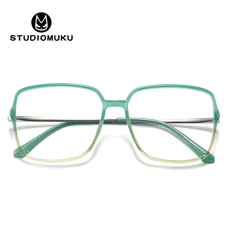 MUKU gafas de Marco grandes gafas de estilo de celebridad de Internet marco puede ser equipado con grados gafas de miopía gafas de moda de estilo coreano de las mujeres